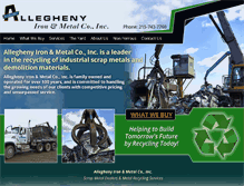 Tablet Screenshot of alleghenyiron.com